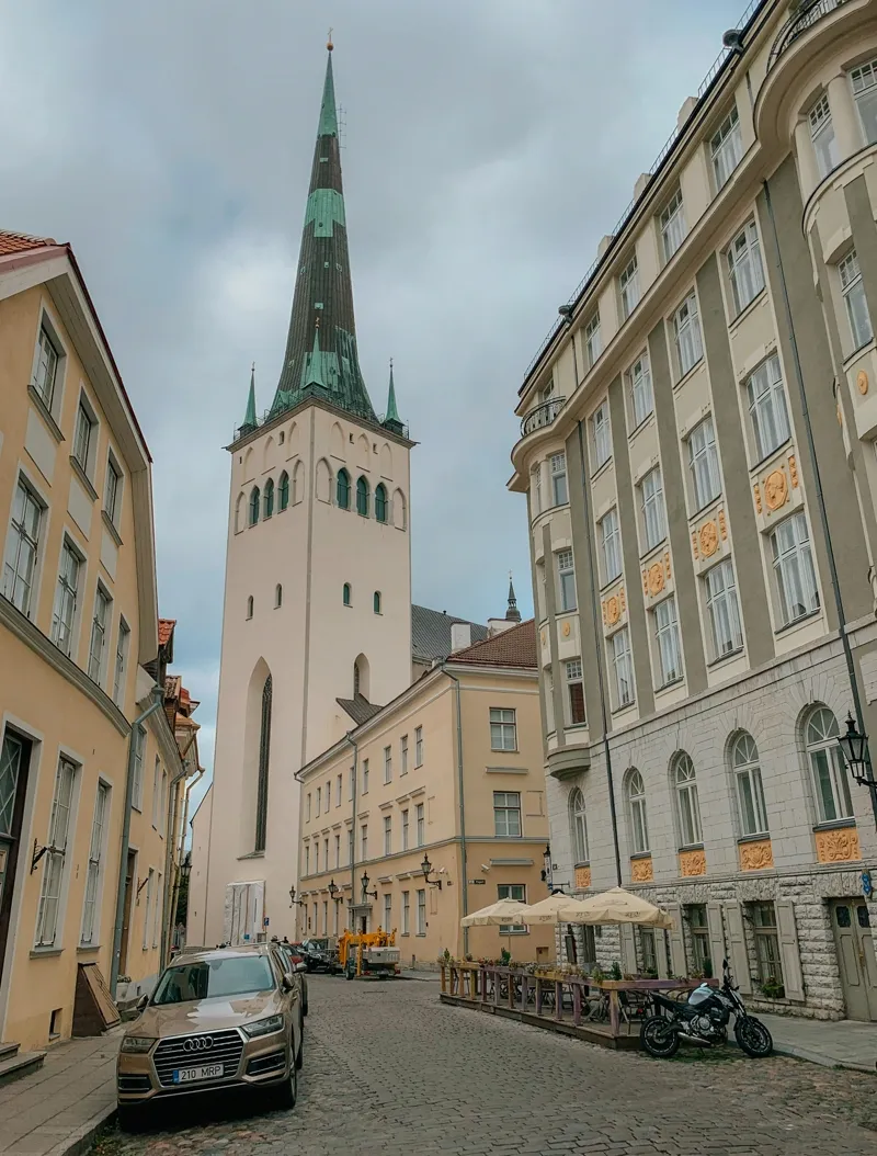 Tallinn, St Olaf's Church in the old town